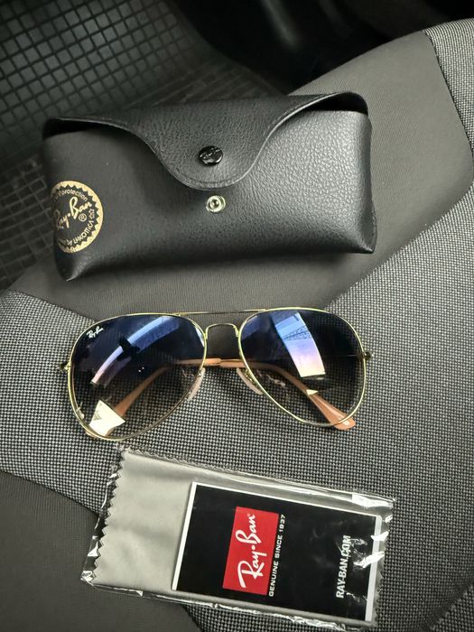 Ray-ban Sunglasses Avator Blue Gradient RB3025