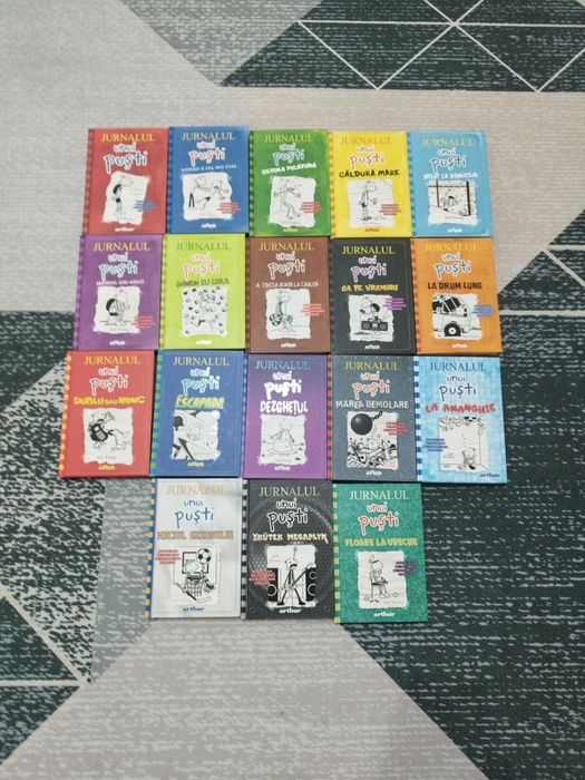 Jurnalul unui puști cărți volum 1-18