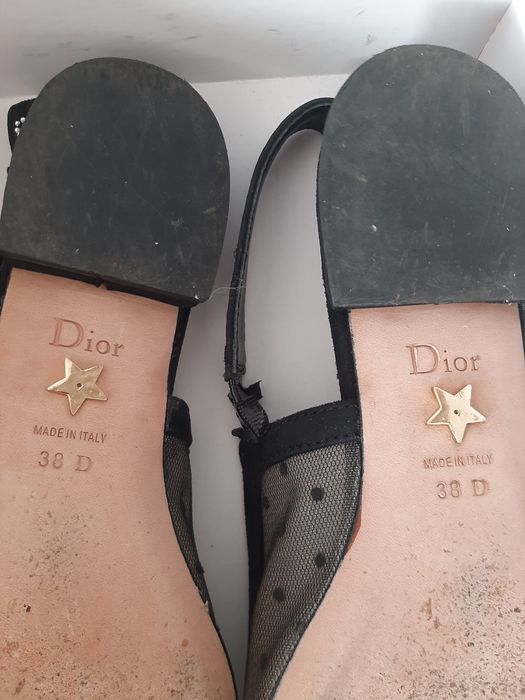 Туфельки слинбеки Диор 37 размер