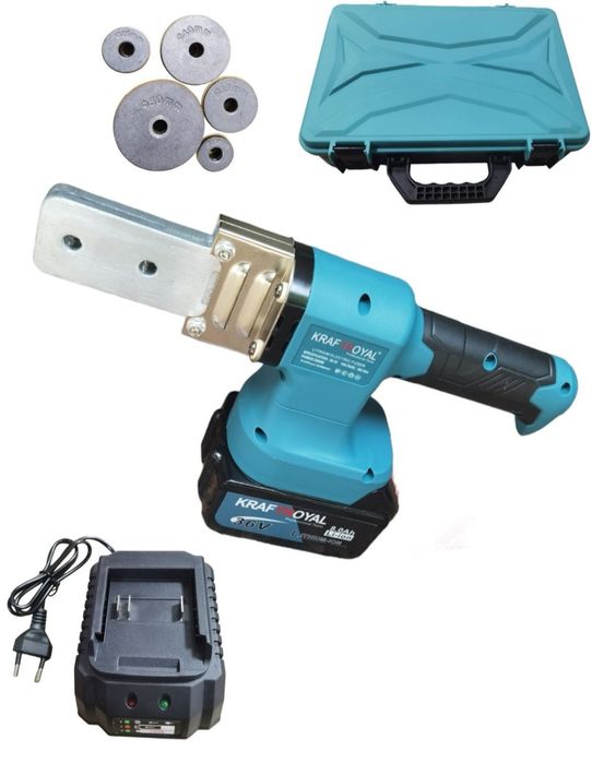 Акумулаторна Лепачка за тръби 36V KrafT 8,0AH Поялник за ппр полипропи