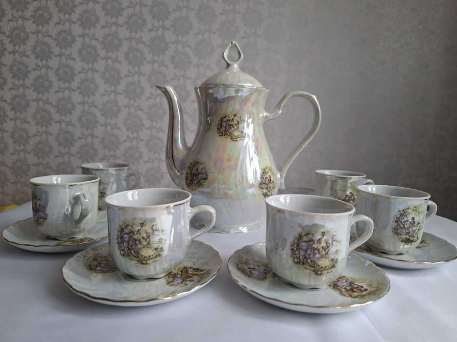Кофейный сервиз, фарфор