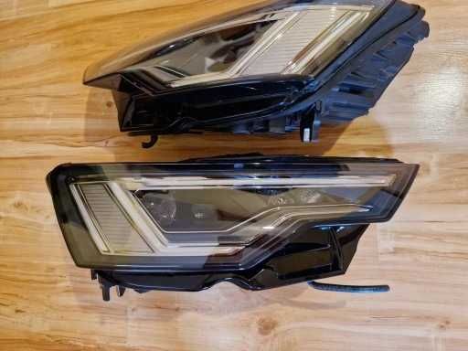 Audi A6 4K C8 far stanga full led matrix far dreapta full led faruri