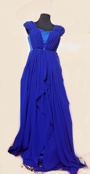 Вечернее платье сатин