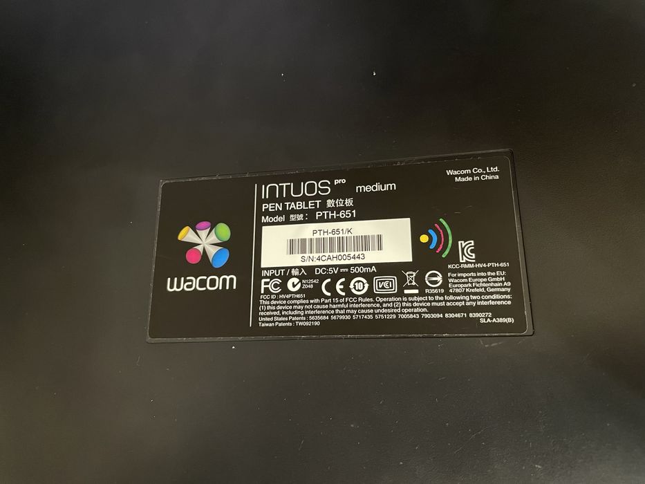 Wacom Intuos Pro M PTH-651 wireless графически планшет