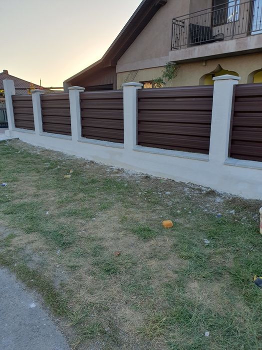 Garduri si porti stil jaluzea, sipca metalica, tabla cutata