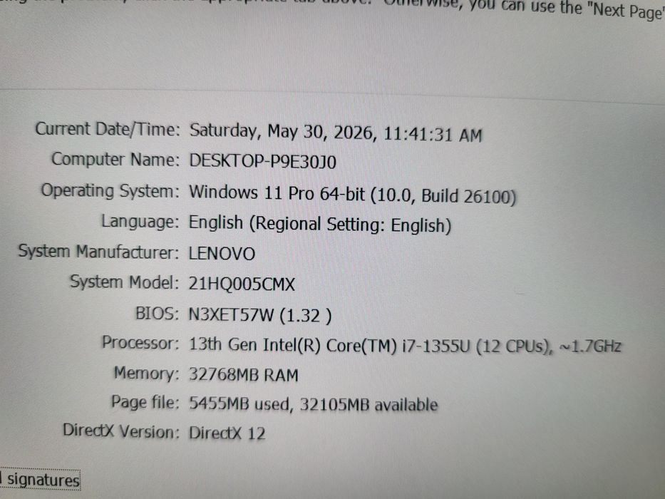 Laptop lenovo ThinkPad X1 Yoga gen 8 i7 gen 13 , 32 GB ddr5  touch screen