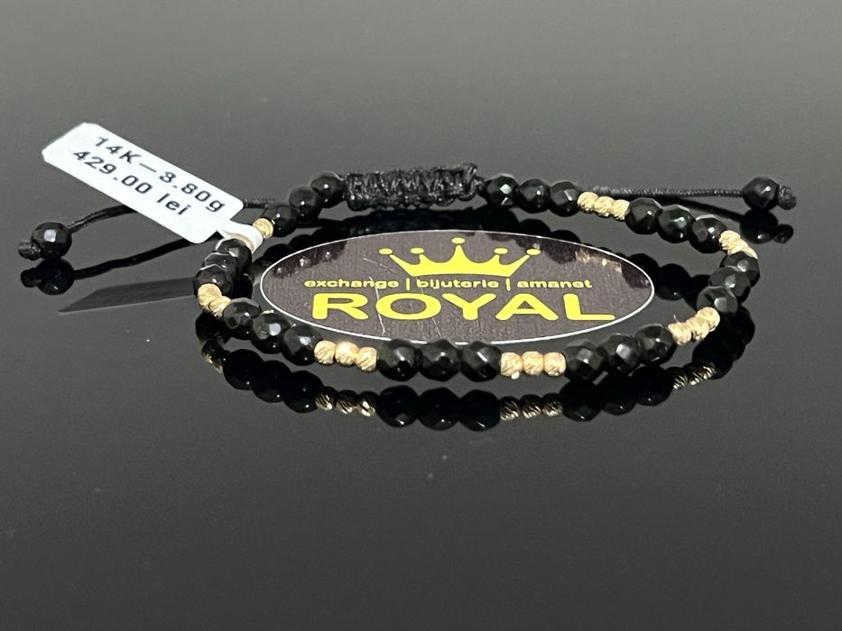 Bijuteria Royal CB : Bratara snur bile aur 14k 585   3,80 gr