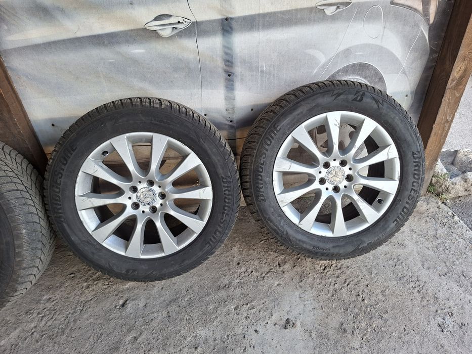Гуми с джанти за мерцедес мл166 зимни.