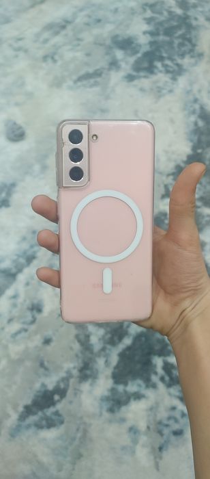 S21+ rose gold 128gb xotira