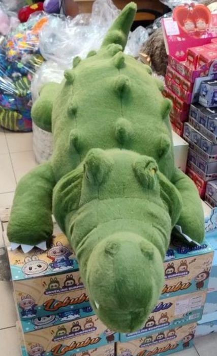 Плюшен крокодил 155см