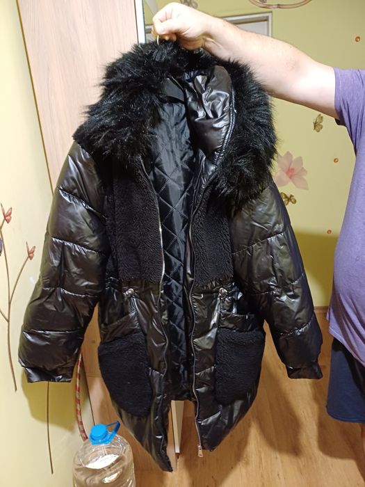 Дамско плътно и меко  зимно  яке