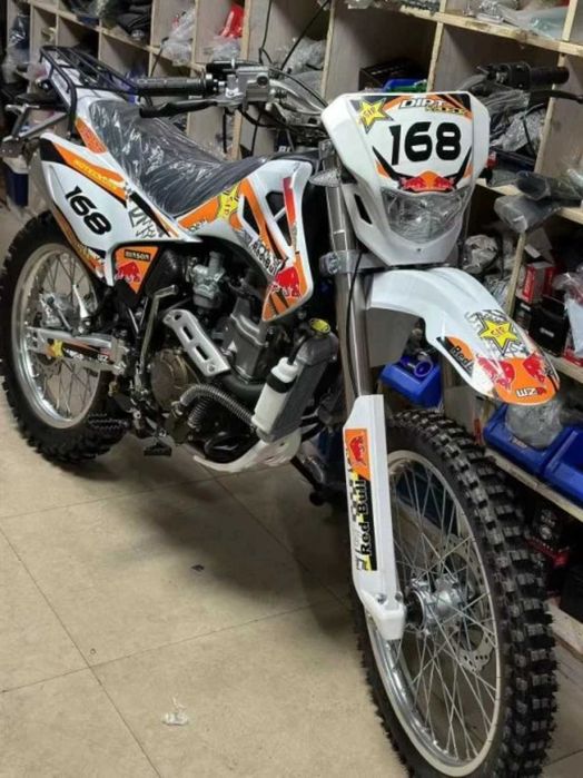 Ендуро 250cc Zongshen • НА 300 км • Като нов • Стартер+Кик • Топ състояние