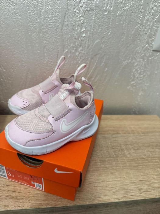 Nike, Спортни обувки Flex Runner 3 Бял/Пастелнорозов номер 21