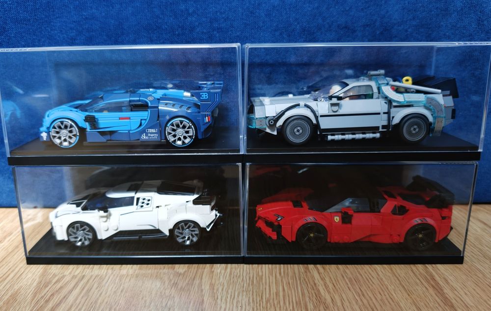 Set Lego Speed Champion (Bugatti, Ferrari, Back to the future)