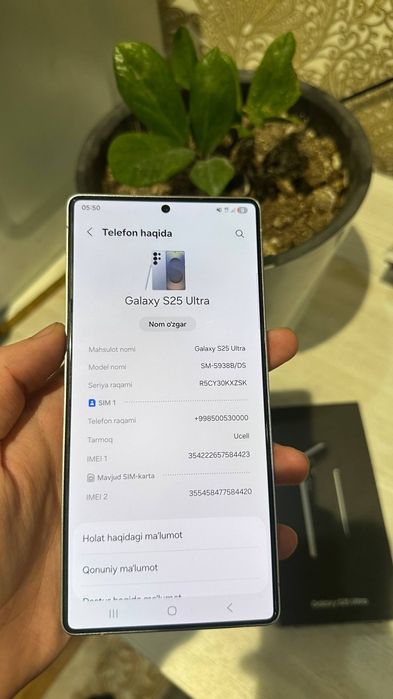 Samsung S25 Ultra IDEAL Yangidek