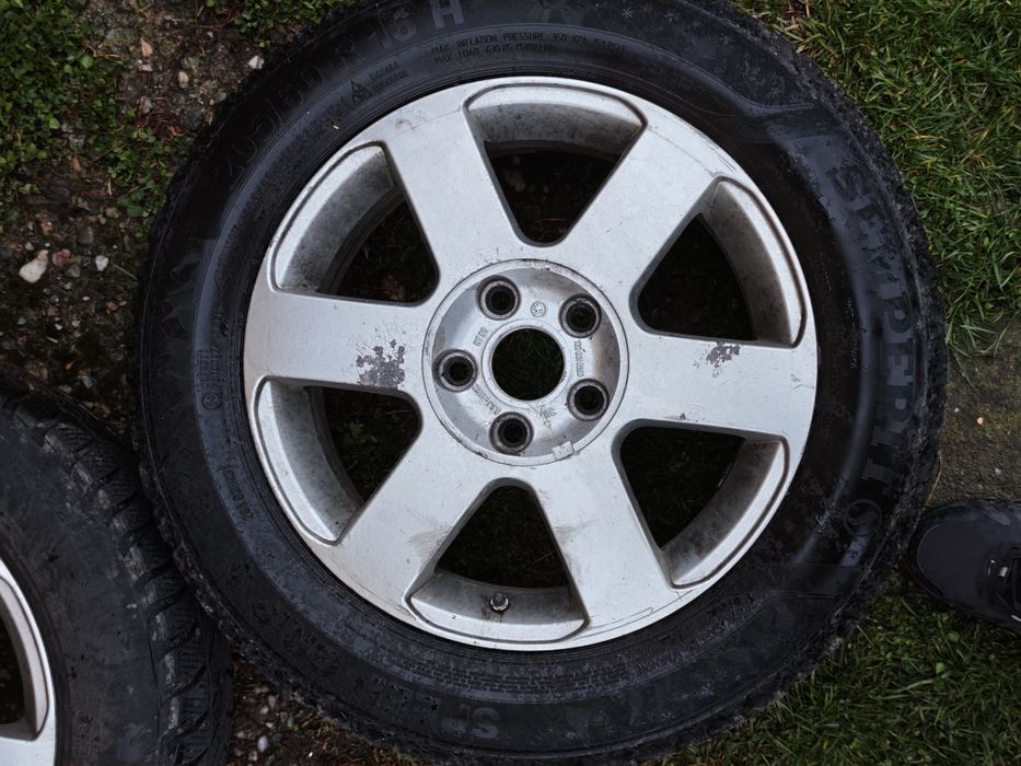 Set Roți (jante+anvelope iarnă) 5X112 R16 VAG/AUDI