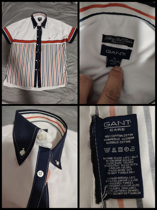 Фирменные рубашки Gant, Puma, Avva