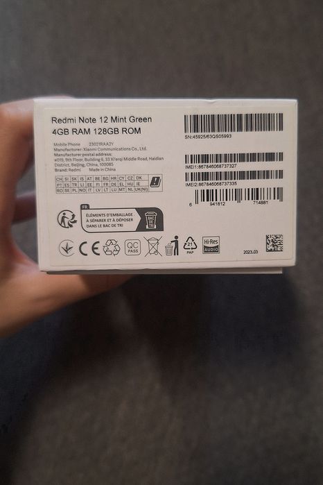 Xiaomi Note 12 Зелен