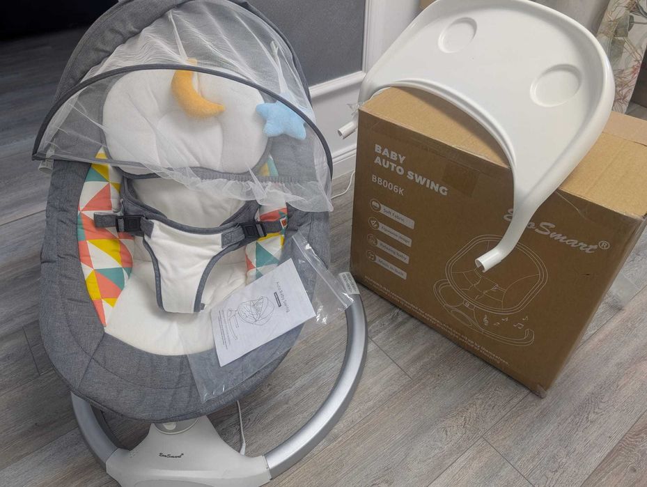 Vând Leagan Electric EvoSmart BB06, Multifunctional Pentru Bebelusi