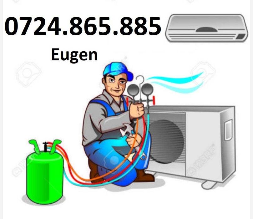 Service,intretinere,reparatii,demontaje incarcare cu freon aparate aer conditionat interventie RAPIDA