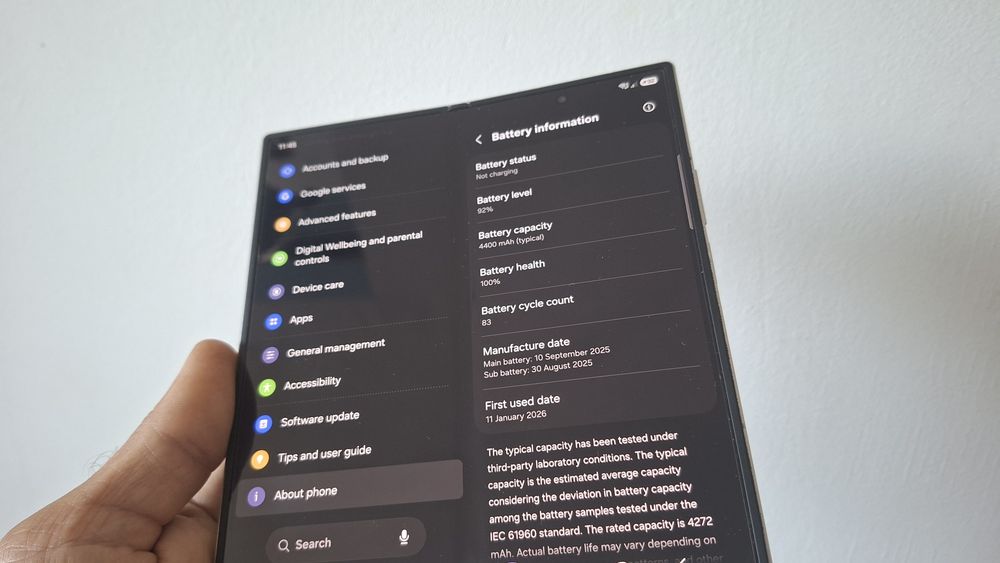 Samsung Z Fold 7, 512GB Silver