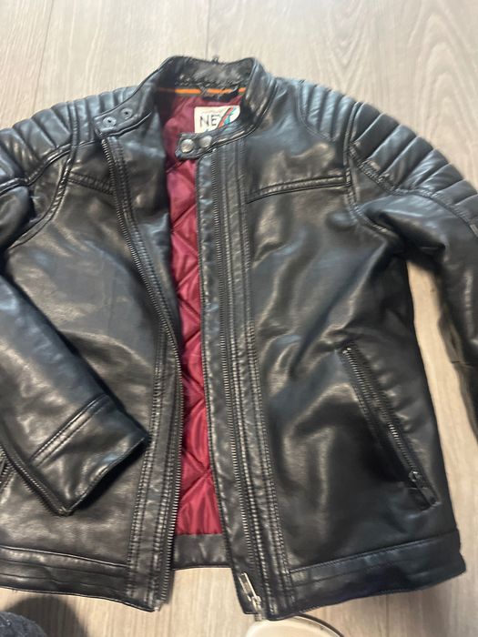 Детско кожено яке 9г-134см