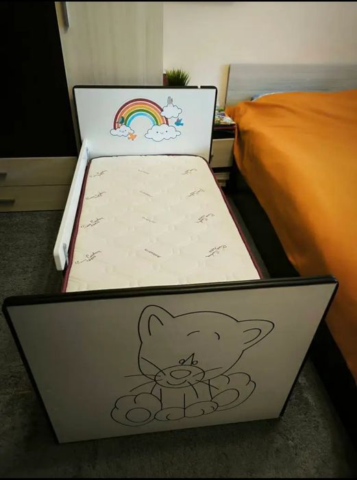 Детско креватче + двулицев матрак MAGNIFLEX BABY PIERRE CARDIN 60/120