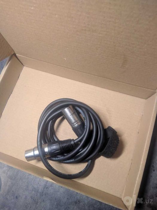 Кабель микрофонный Amazon basics XLR папа-мама 1.8m