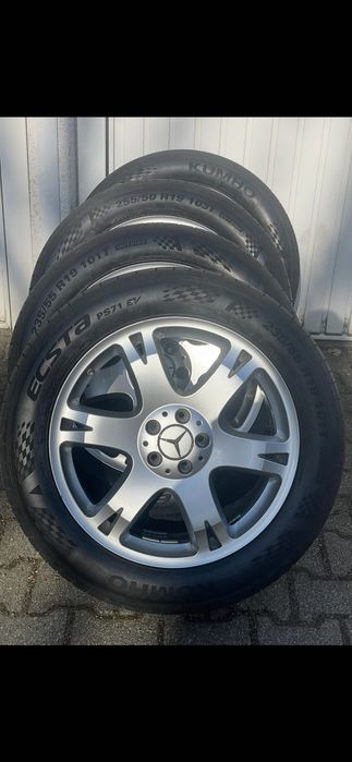 Летни Гуми-KUMHO-255/50/R19+235/50/R19+MERCEDES-ML 164 Оригинал-Джанти