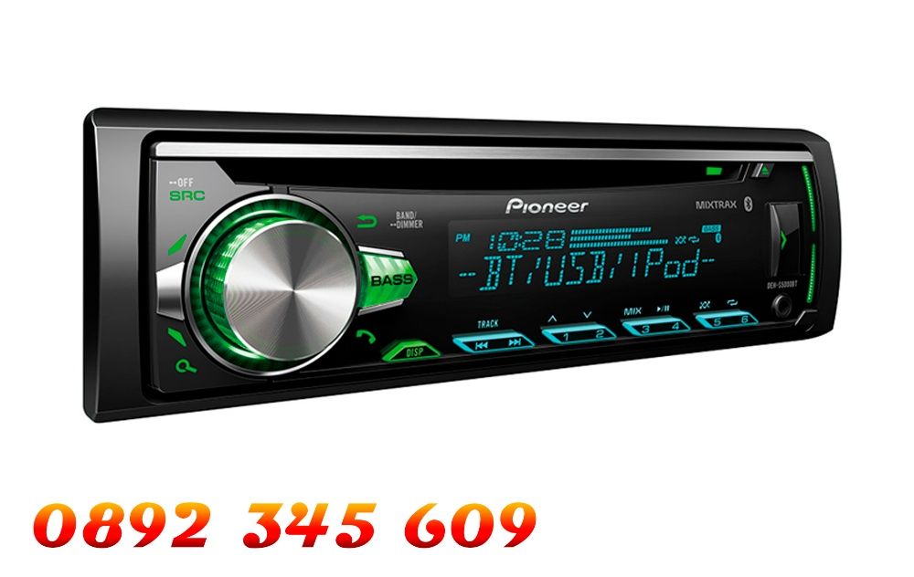 MP3, USB, SD радио плеар PIONEER четящ USB flash, SD картa