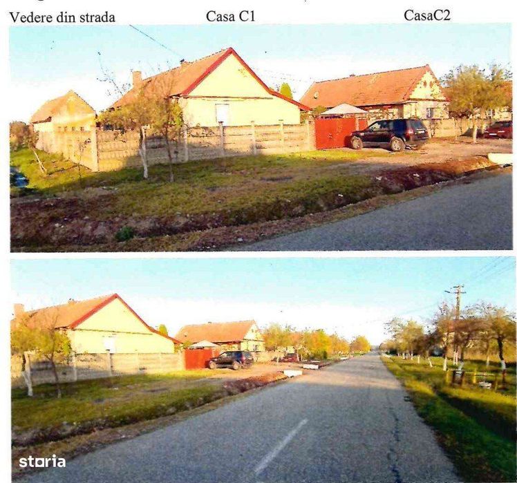 2 Case P - 123mp + 70mp + Teren-2.302 mp + Anexe, Sanovita