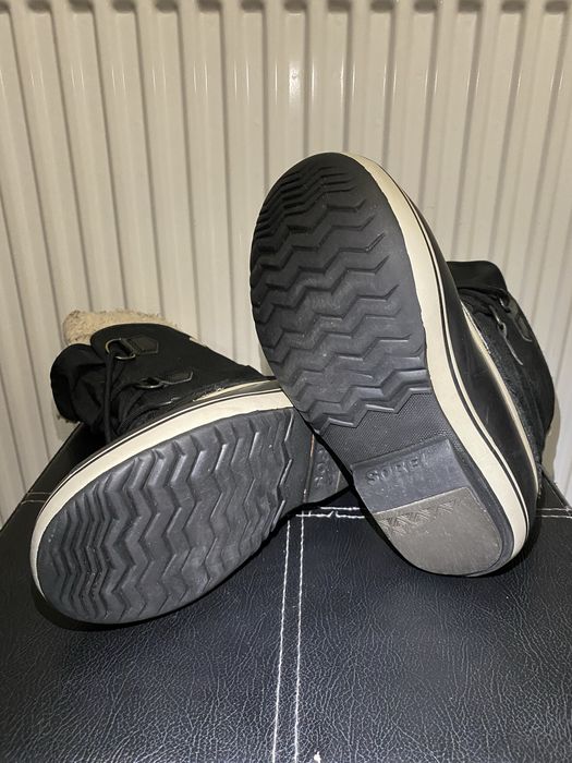 Ghete Sorel waterproof negre, mărimea 36, stare foarte bună