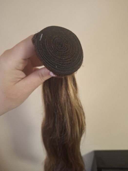 Екстеншън / треса от естествена коса