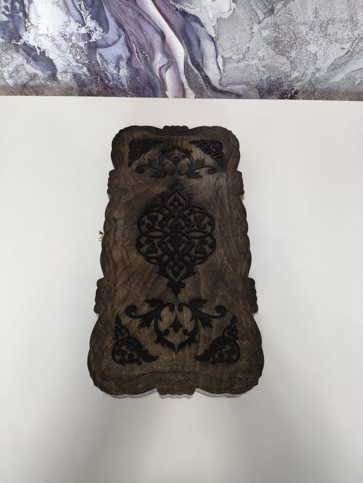 Нарды. Ручная работа. Внутри стекло