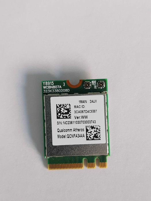 wifi/bluetooth карта qualcomm atheros qcnfa344a