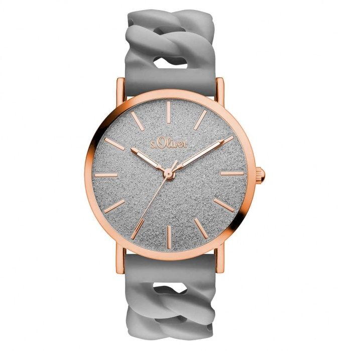 Нов дамски силиконов часовник s. Oliver