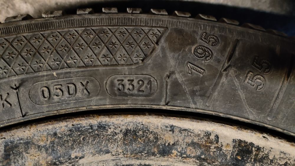 Vând anvelope de iarna Hankook și Kleber  195/55/R16