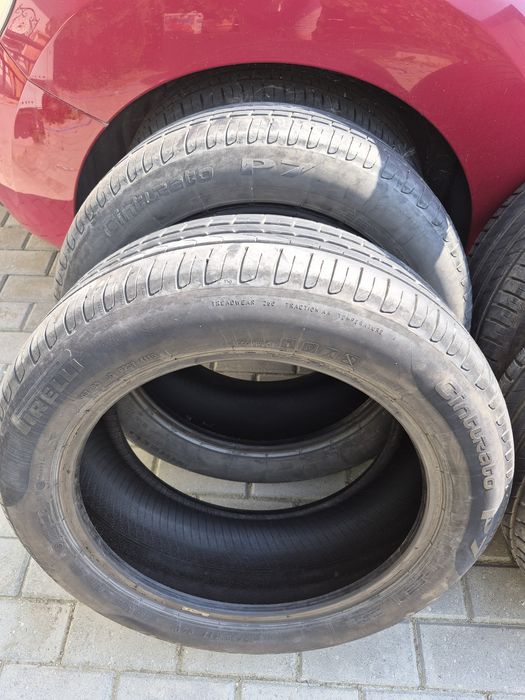 Vand 4 cauciucuri  vara SH 6,5 mm profil / 2 Kleber+2 Pirelli Cint