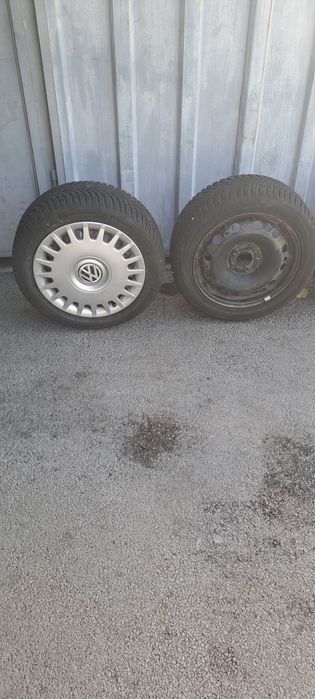 Зимни гуми с джанти wv polo 195 50 15