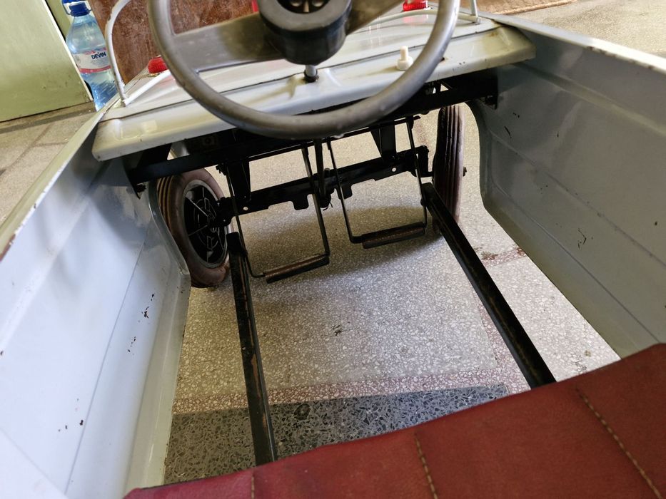 Стара метална количка с педали СССР