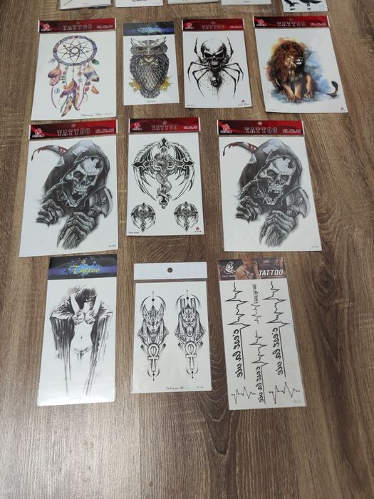 Tatuaje temporare, tatuaje evenimente aplicare rapida cu apa Preț Buc.