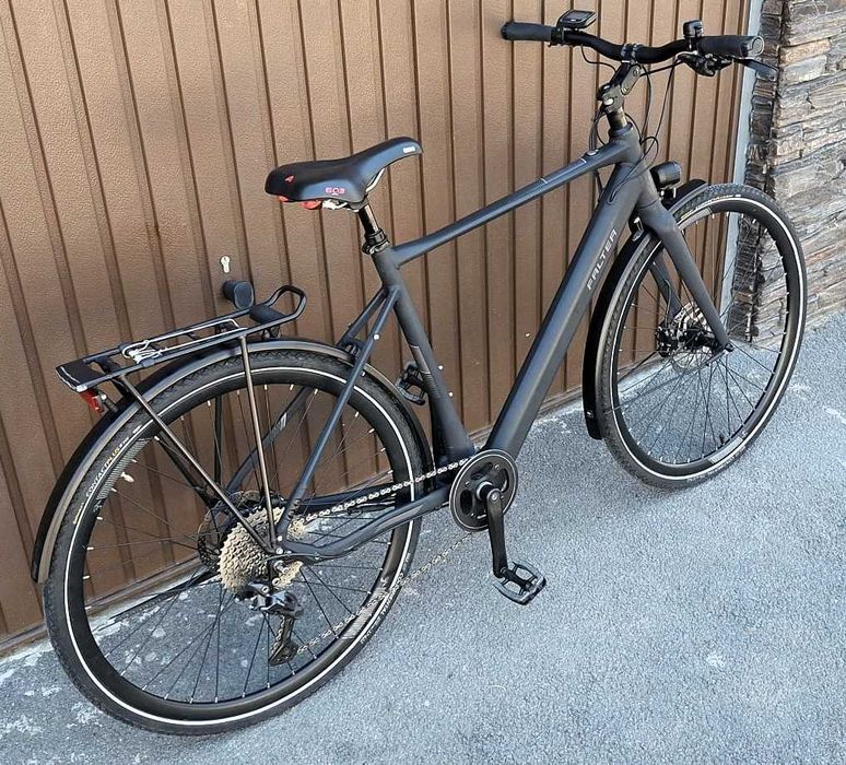 Bicicleta electrica Hybrid produsa in Germania  - FALTER  E9.0  Urban 2023, doar 19,5 kg, afisaj LED