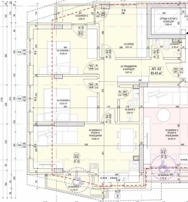 Продава се Тристаен апартамент в Търговище, Център - 98 кв.м за 1275 €/кв.м - Снимка #1