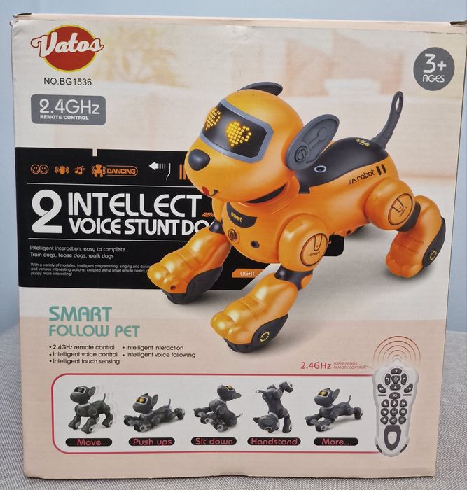 Caine Jucarie RoboDog Intellect voice stunt dog 2