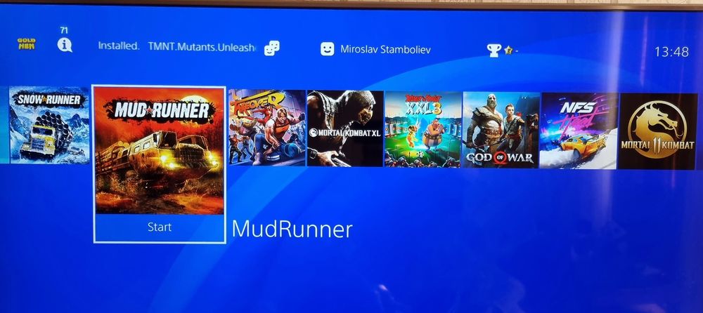 Ps 4 pro 1 тб  gold hen перфекнен