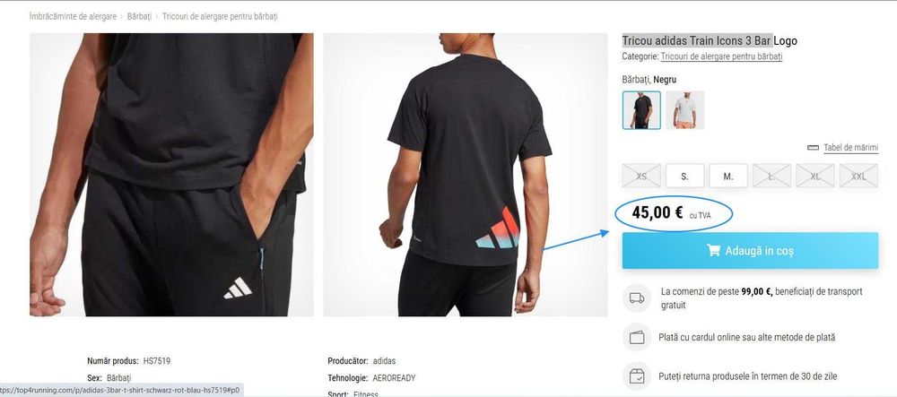 Tricouri de firmă barbati originale,,Adidas,(Super Ofertă).