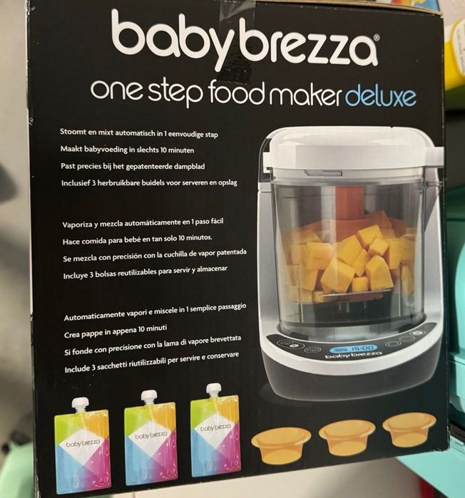 Уред за готвене на пара и блендер 3 в 1 Baby Brezza Food Maker Deluxe