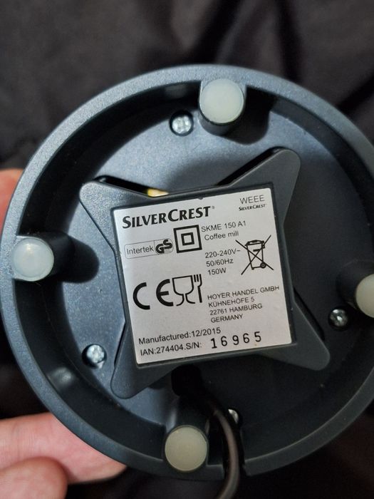 Râșniță electrica Silvercrest