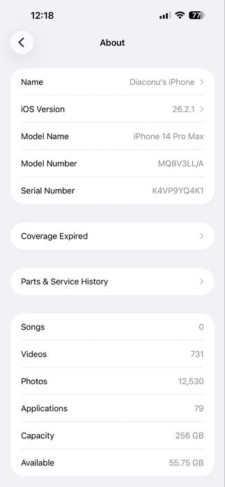 iPhone 14 Pro Max 256 Deep Purple
