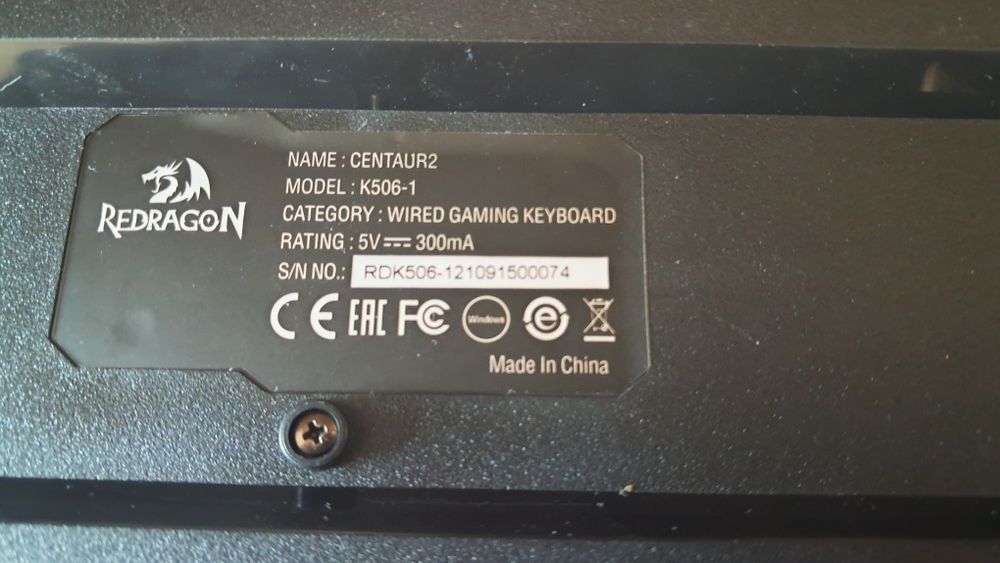 Gaming клавиатура redragon